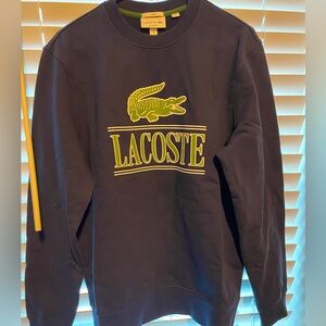 NWT Lacoste Unisex Navy Sweatshirt